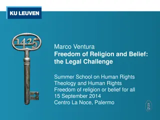 Legal Challenge - Freedom of Religion and Belief Framework