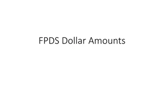 Understanding FPDS Dollar Amounts