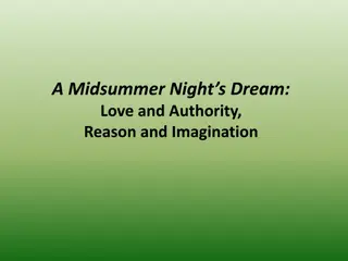 Love and Authority in A Midsummer Night's Dream