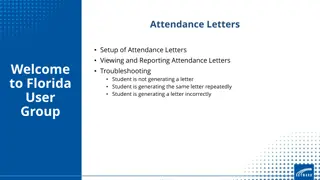 Troubleshooting Attendance Letter Generation for Students