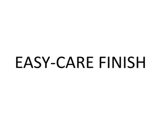 Easy-care and Durable Press Finishes for Fabrics