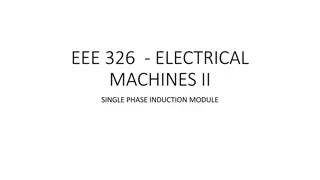 Single Phase Induction Motor Module Analysis