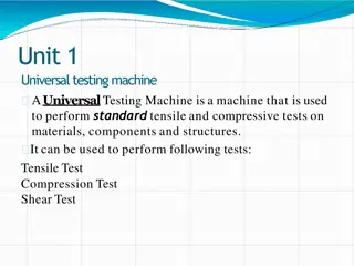 Universal Testing Machine for Material Strength Testing