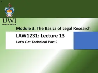 Understanding Logic in Legal Research