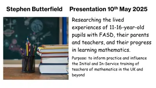 Understanding Teaching Conditions for Children with FASD