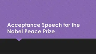 Elie Wiesel's Nobel Peace Prize: Reflections & Quotes