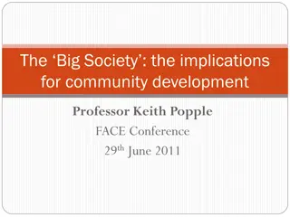 Implications of the Big Society for Community Development
