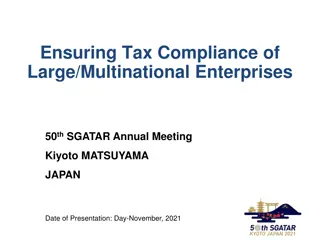 Ensuring Tax Compliance in Large Enterprises