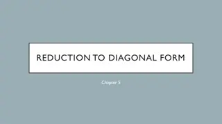 Eigenvalues and Eigenvectors in Matrix Algebra