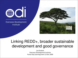 Challenges of Linking REDD+ to Sustainable Development