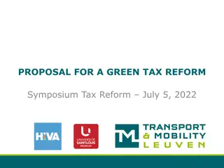 Green Tax Reform Symposium Insights