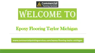 Epoxy Flooring Contractor Taylor Michigan
