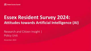 Essex Resident Survey 2024: Attitudes towards Artificial Intelligence Research