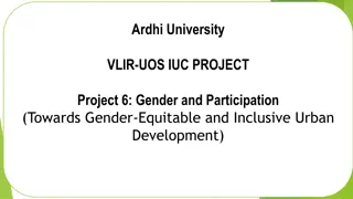 Gender Participation Project at Ardhi University