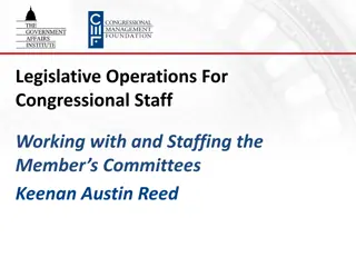 Congressional Staff: Committee Operations & Member Support