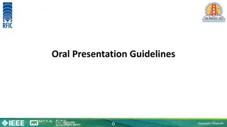 Effective RFIC Podium Presentation Guidelines
