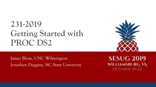 Getting Started with PROC DS2