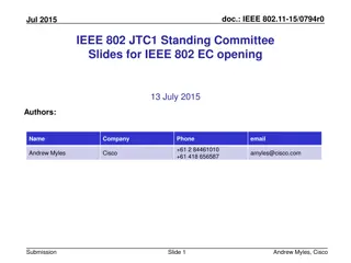 IEEE 802 Standards Adoption Updates