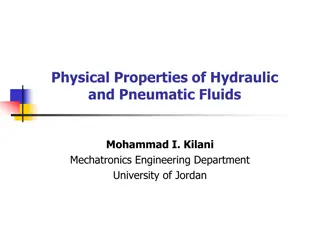 Properties of Hydraulic and Pneumatic Fluids
