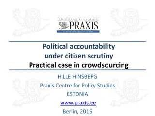 Citizen Scrutiny in Estonia: Strengthening Political Accountability through Crowdsourcing