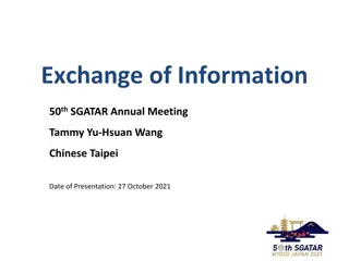 SGATAR Annual Meeting 50th Exchange of Information