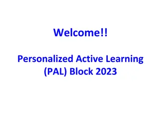 Active Learning in PAL Block 2023