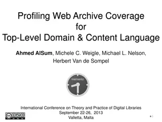 Web Archive Coverage Study