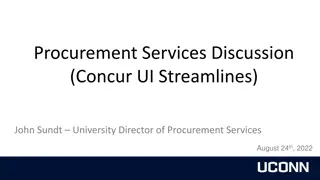 Efficient Procurement and Travel Services Discussion