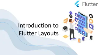 Flutter Layouts Overview