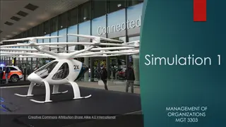 E-VTOLs in Urban Air Mobility Simulation