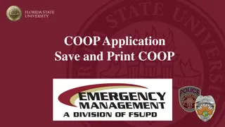 Efficient COOP Plan Printing and Saving Guide