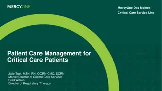 Critical Care Patient Management Guide