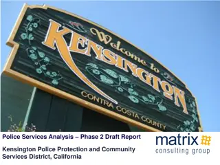 Community Policing Service Delivery Analysis