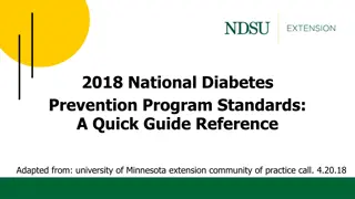 2018 National Diabetes Prevention Program Standards Guide