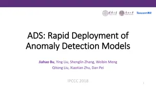 Rapid Deployment of Anomaly Detection Models