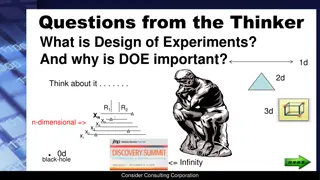 Understanding the Importance of Design of Experiments
