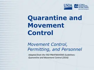 Effective Movement Control Guidelines