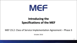 MEF 23.2 Class of Service Implementation Overview