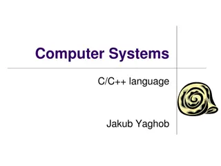 C/C++ Language Overview