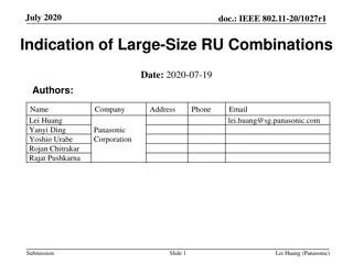 Indication of Large-Size RU Combinations in EHT-SIG
