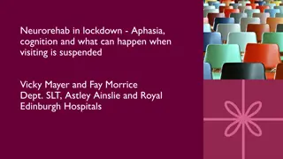 Neurorehabilitation Challenges During Lockdown