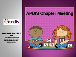 Clinical Documentation Improvement at Children's Hospital of Philadelphia