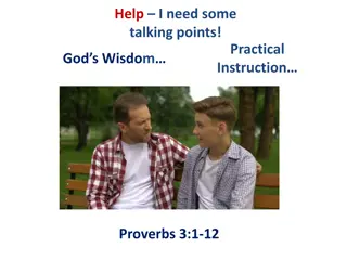 Practical Wisdom for Fathers: Guiding with Proverbs 3:1-12