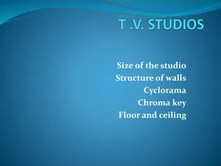 TV Studio Setup and Equipment Explanation