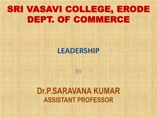 Leadership in Commerce: Advantages, Disadvantages, and Styles