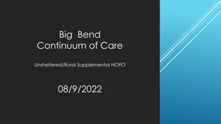Big Bend Continuum of Care NOFO Details