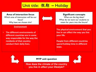 Explore the Influence of Climate on Lifestyle across Different Cultures