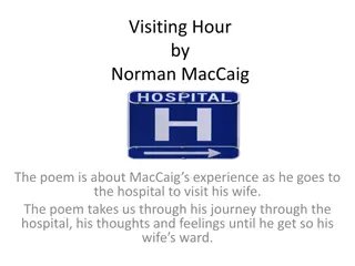 Exploring Visiting Hour by MacCaig