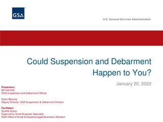 Suspension and Debarment: Understanding the Process and Implications