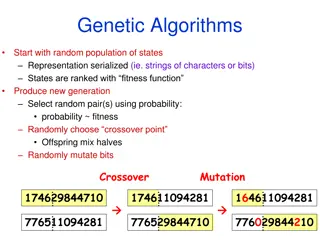 Using Genetic Algorithms for Optimization